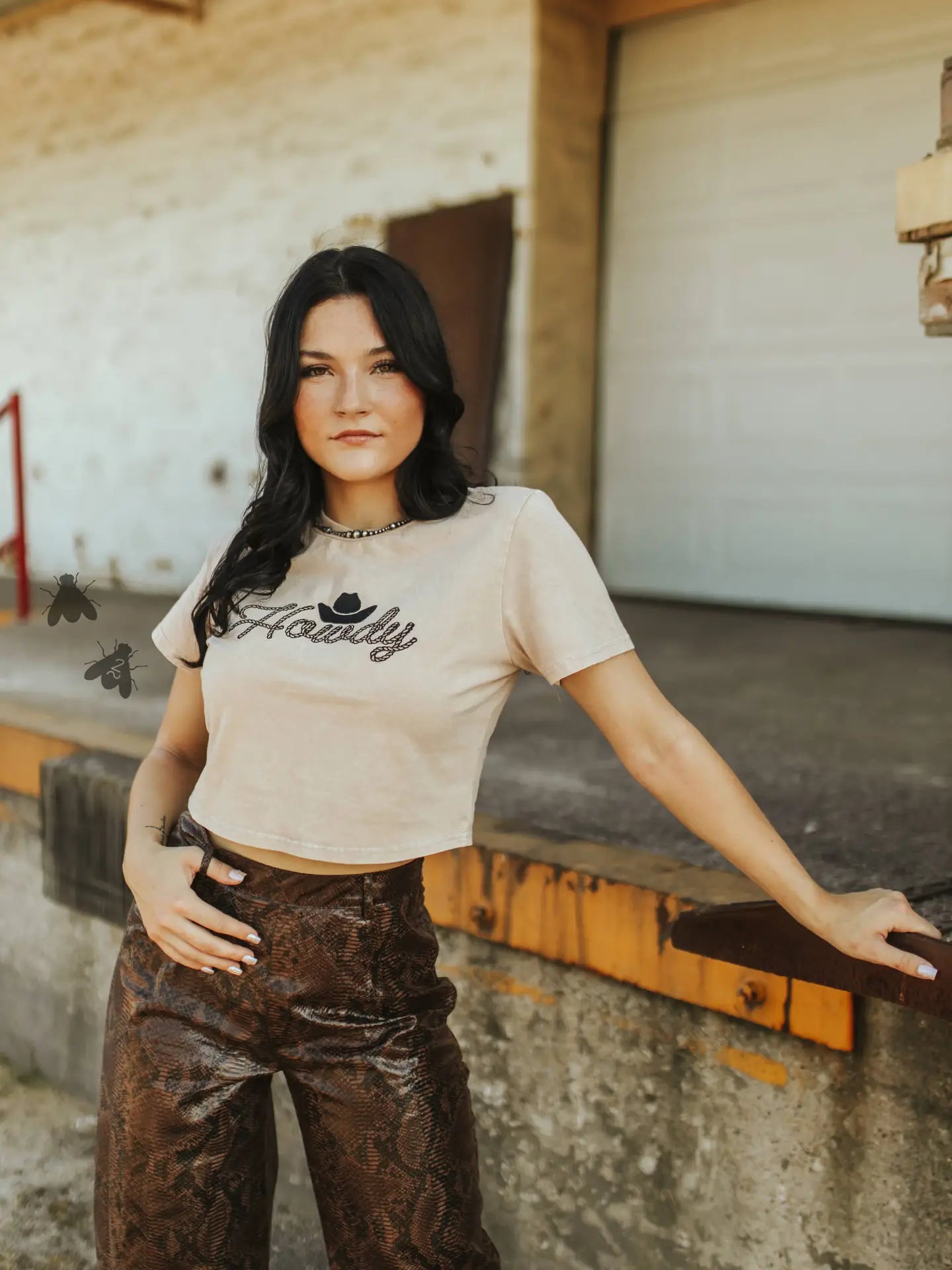 Howdy Cropped Tee