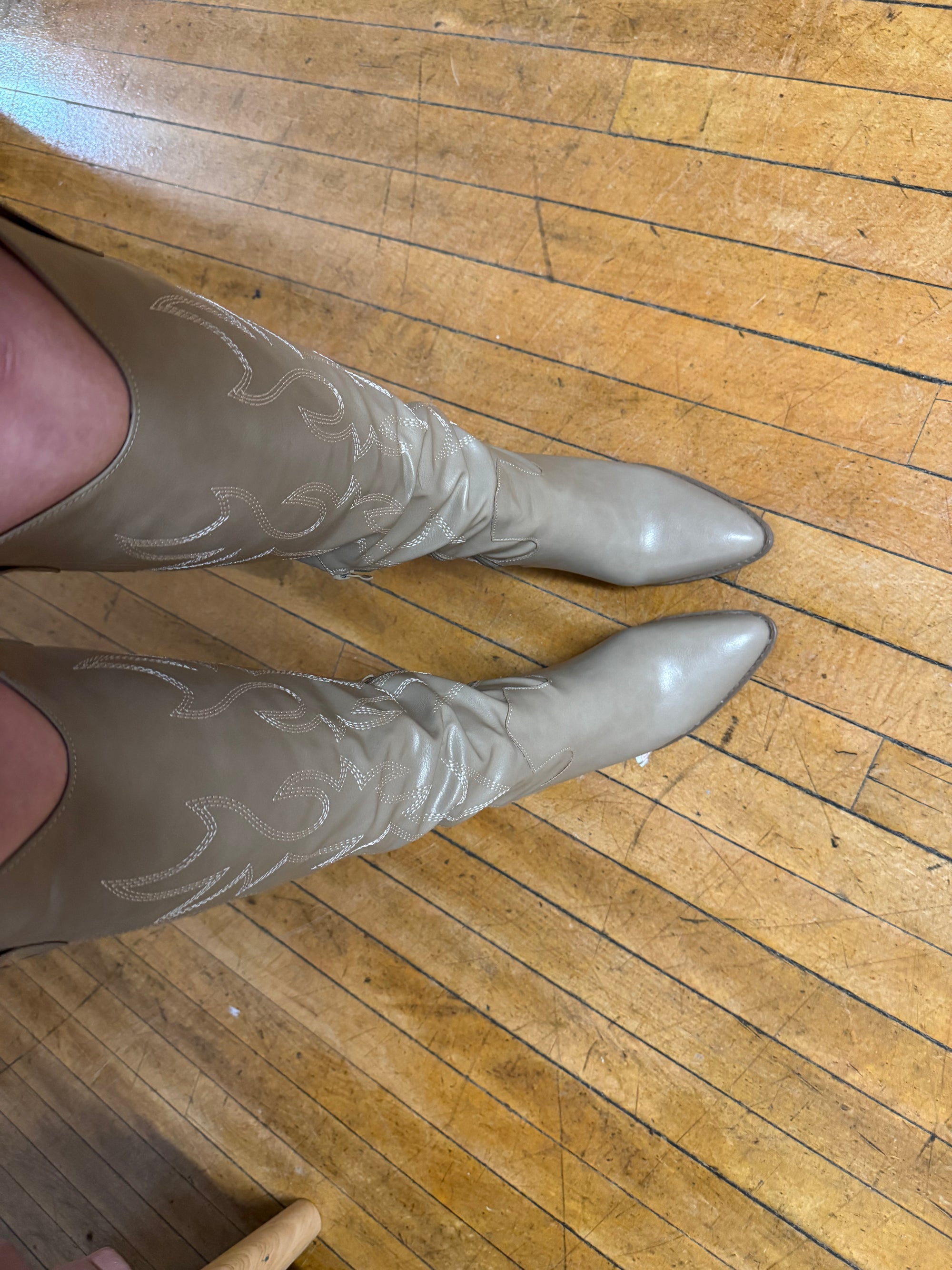 Taupe Cowgirl Boots
