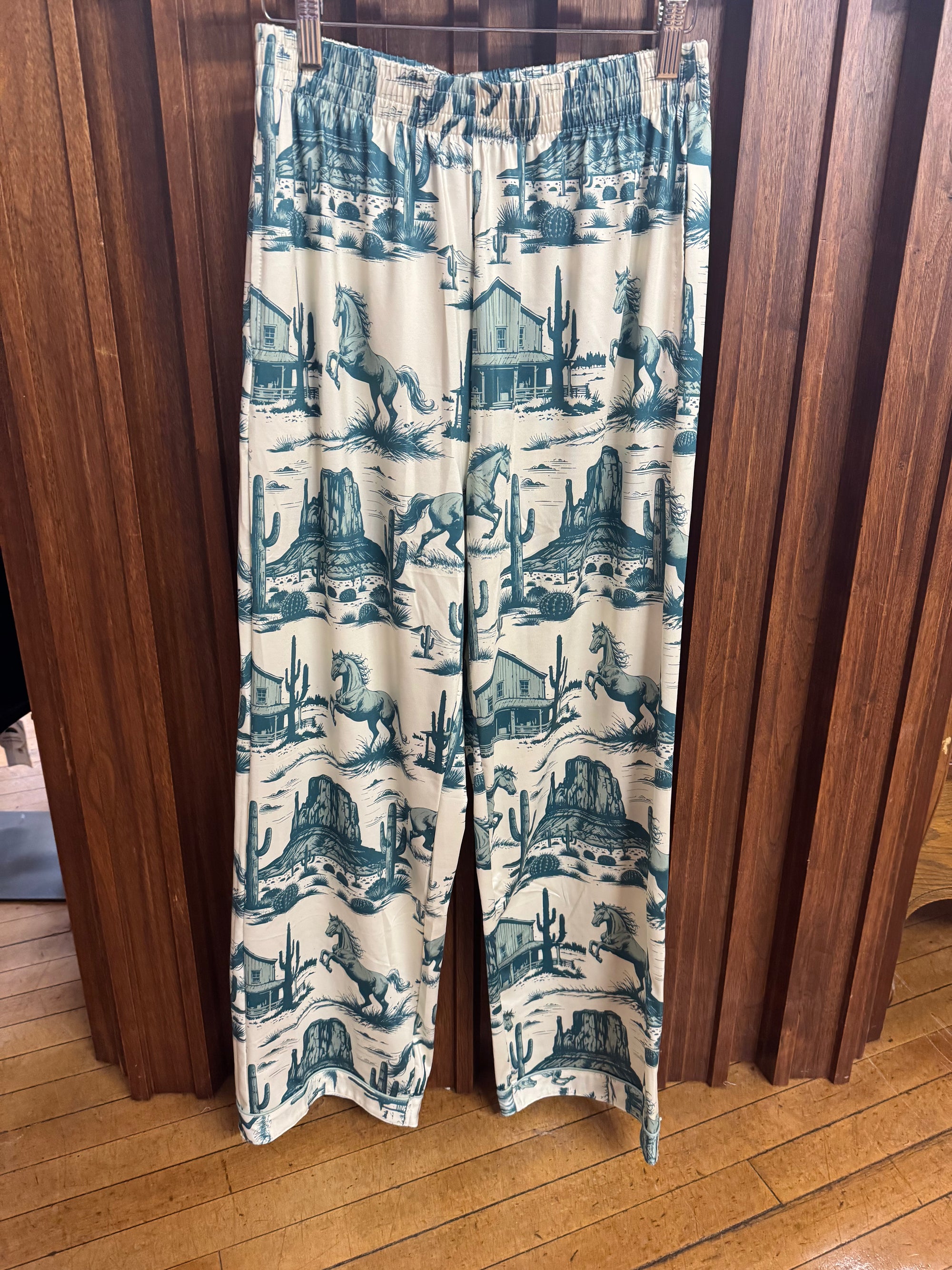 Jade Western Printed PJ Set