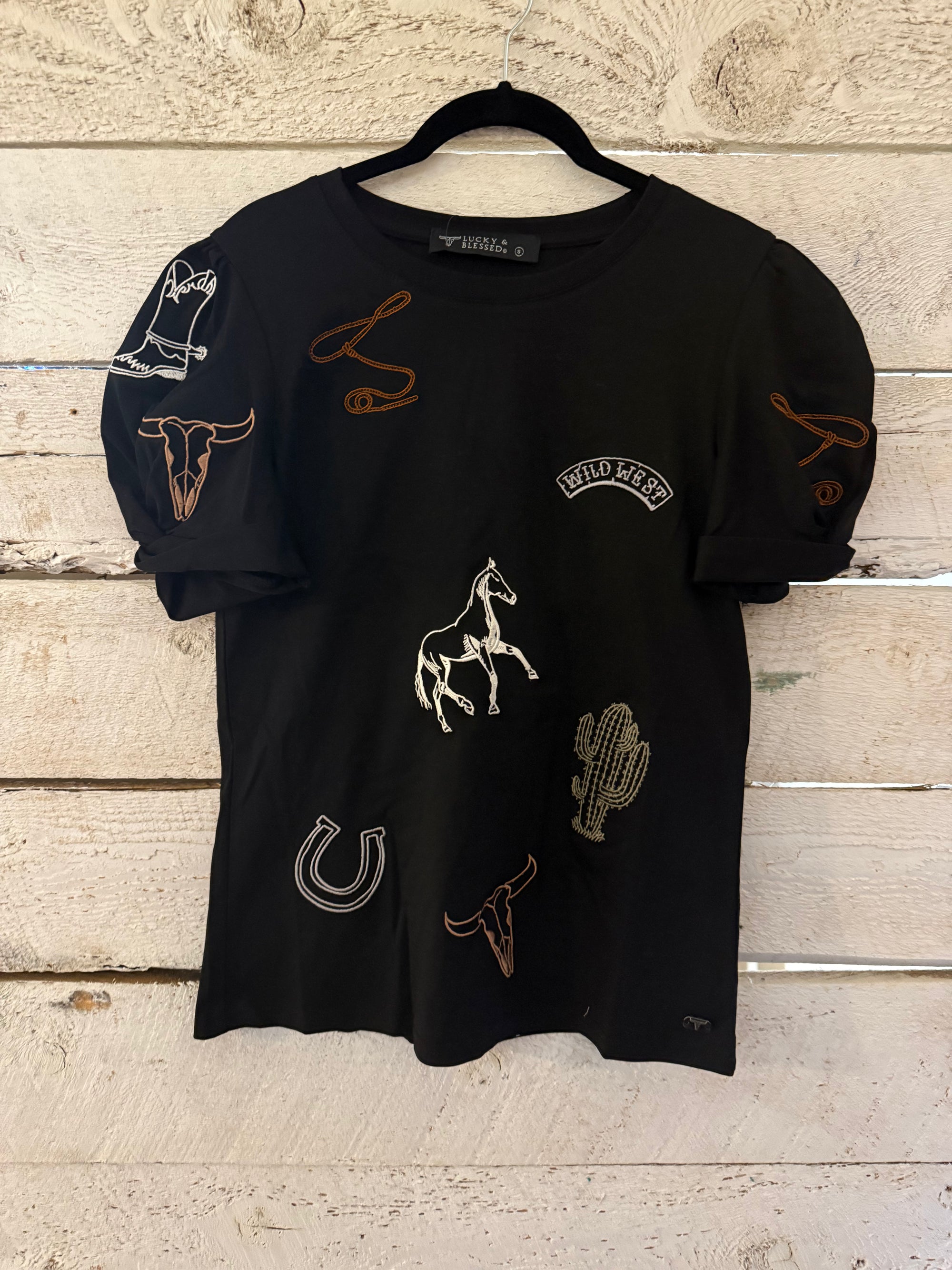 Western Embroidered Tee