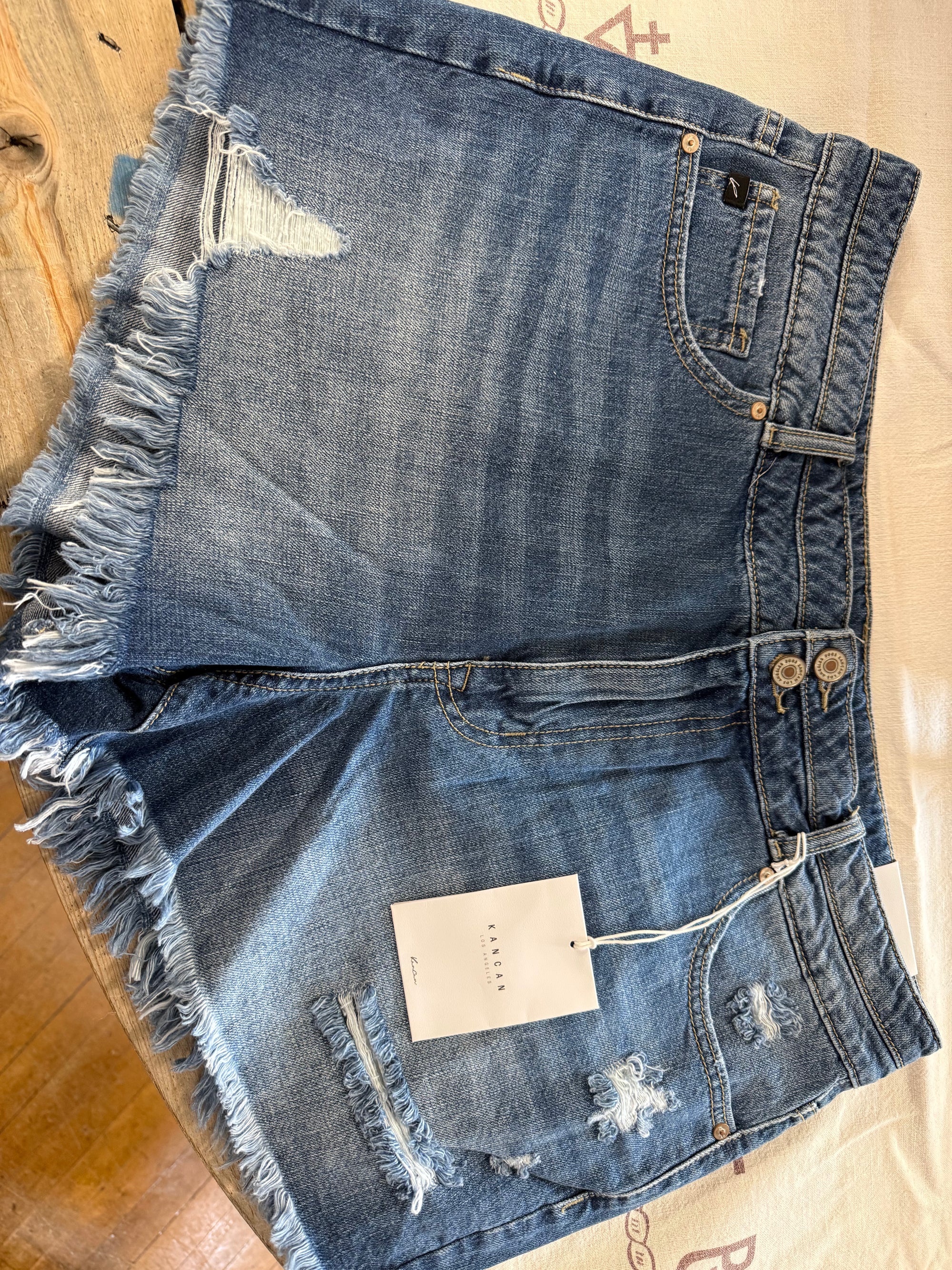 KanCan Queen Ripped Shorts
