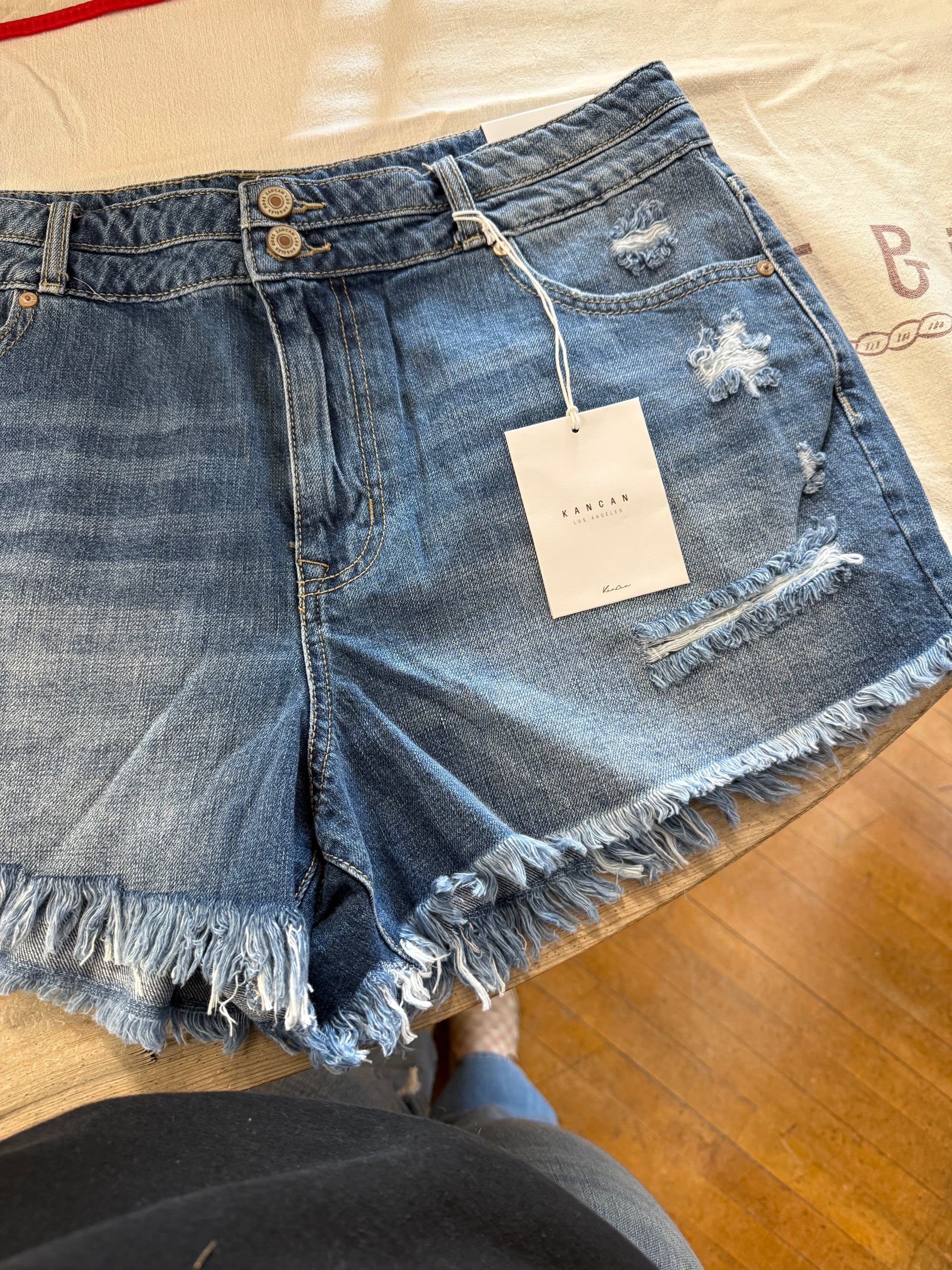 KanCan Queen Ripped Shorts
