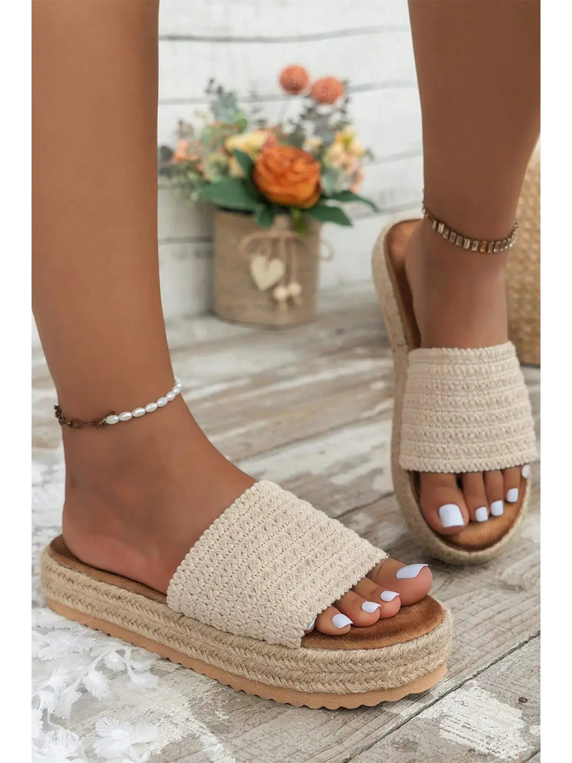 Boho Woven Sandals