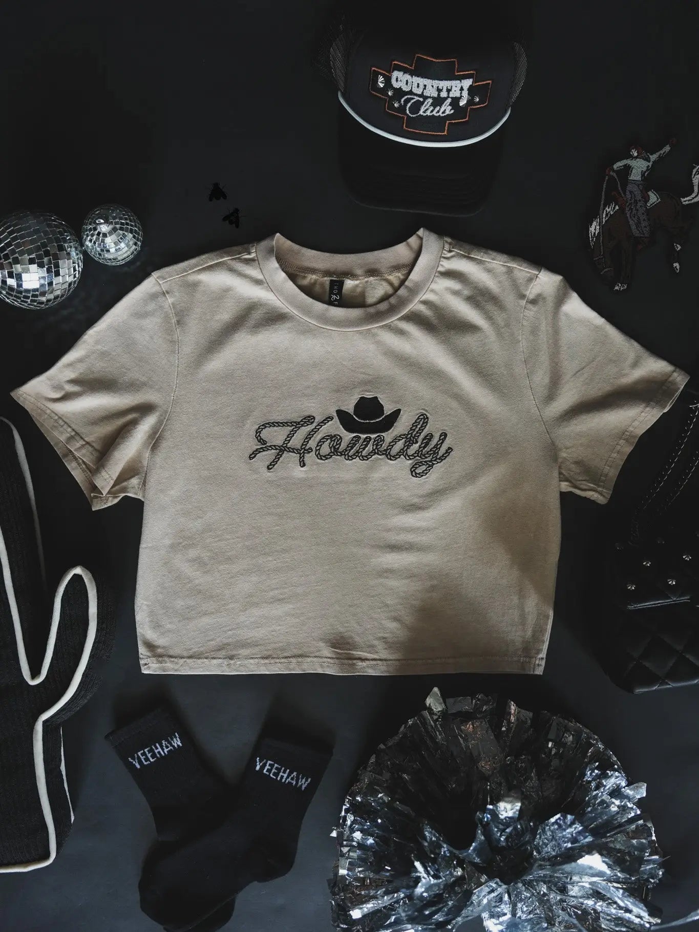 Howdy Cropped Tee