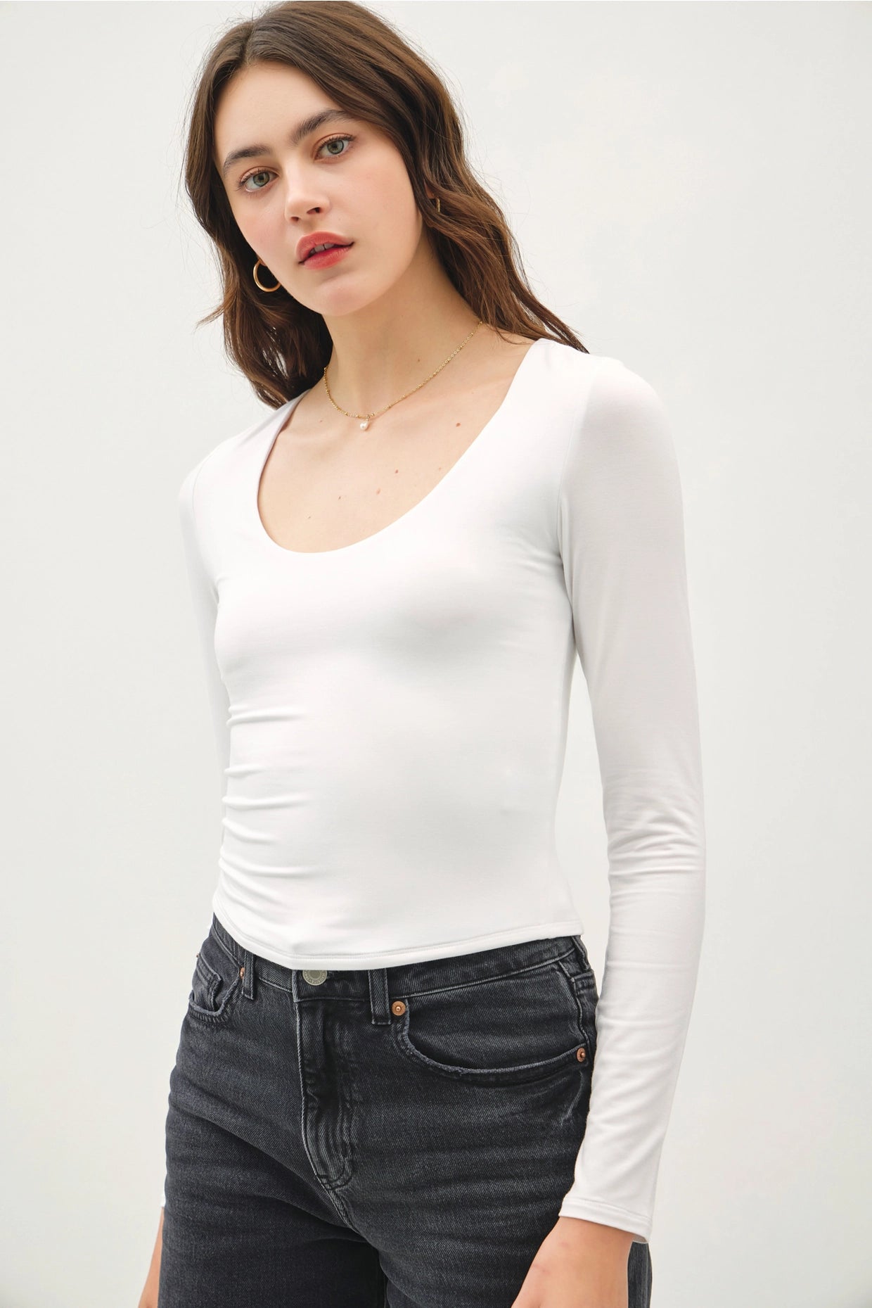 Long Sleeve Crop Tee